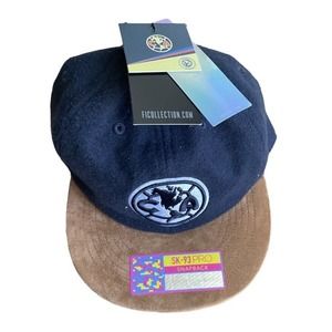 NWT Fan Ink Club America SK-93 Pro Lafayette Snapback Hat Cap Suede SAMPLE
